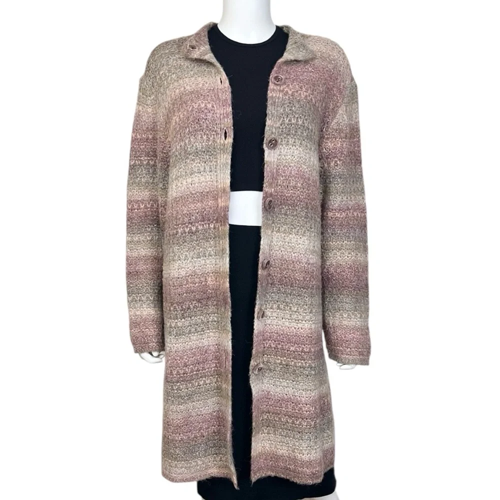 J. Jill Longline Wool & Alpaca Blend Cardigan - sz XL